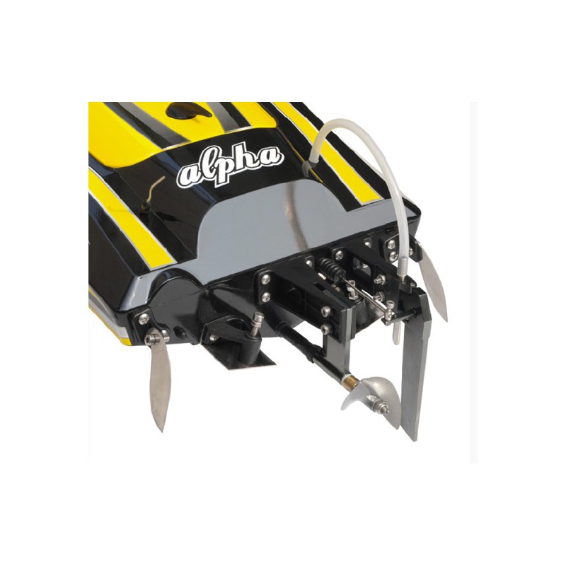 Alpha BL 1M RTS Radio -Elektroboot Gelb / Mhd3s | Scientific-MHD