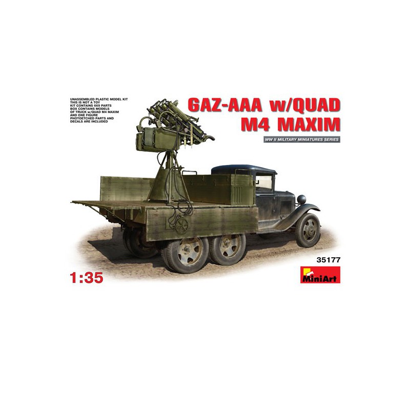 Gazzaa + Quad M4 Maxim 1/35 Plastikmodell | Scientific-MHD