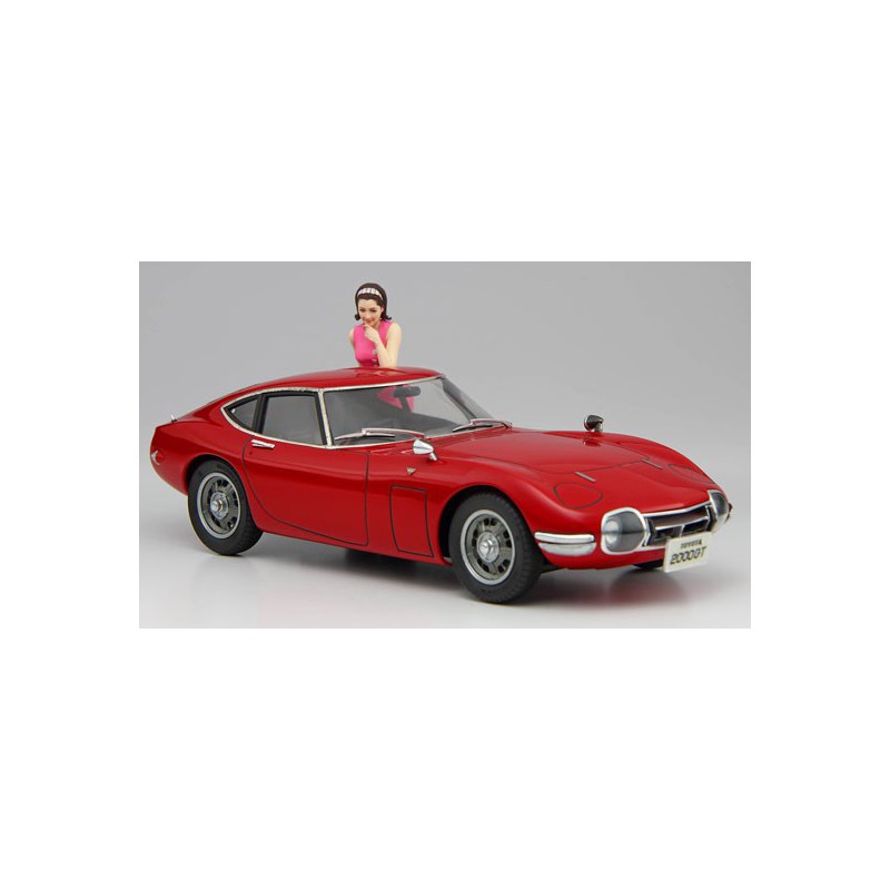 Toyota 2000gt Plastikautoabdeckung mit Figur | Scientific-MHD