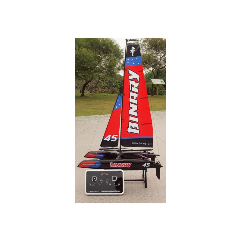 RTS Red Catamaran Radio -kontrolliertes Segelboot | Scientific-MHD