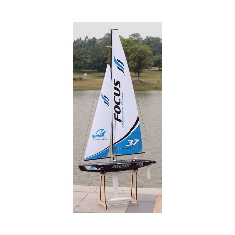Fokus Yacht 1M RTS 2,4 GHz Blau Radiookussegelboot | Scientific-MHD