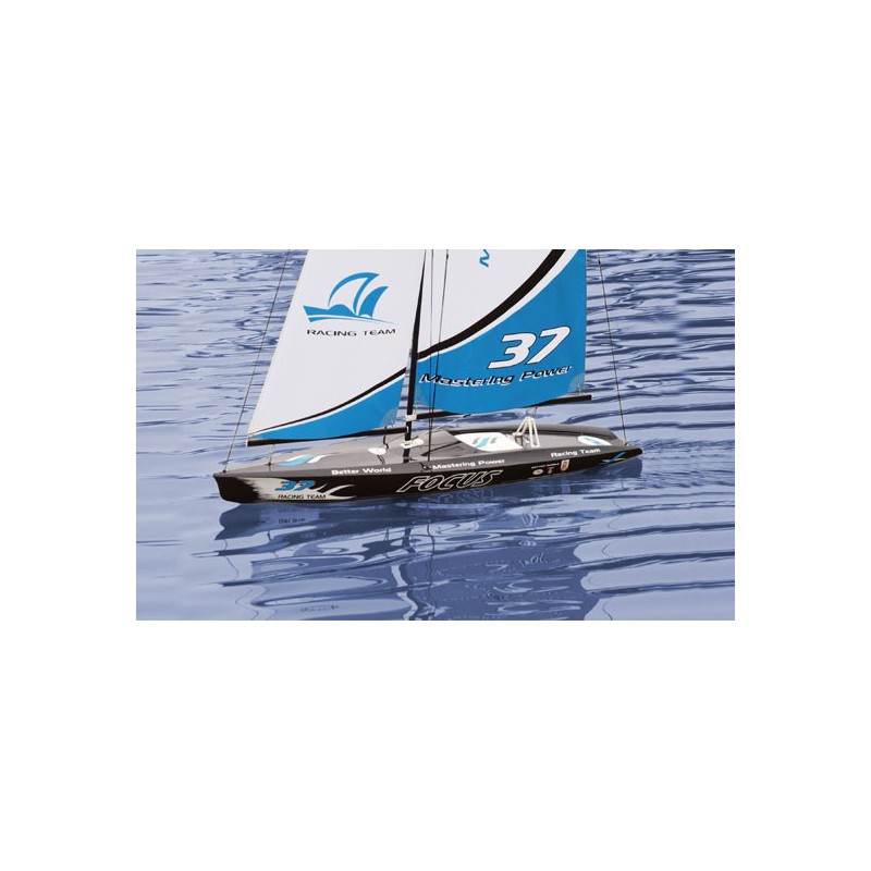 Fokus Yacht 1M RTS 2,4 GHz Blau Radiookussegelboot | Scientific-MHD
