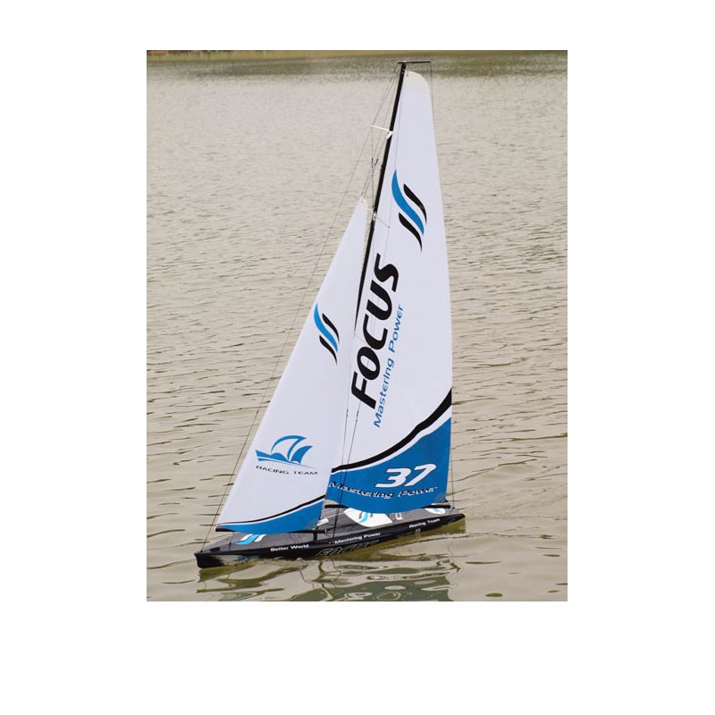 Fokus Yacht 1M RTS 2,4 GHz Blau Radiookussegelboot | Scientific-MHD