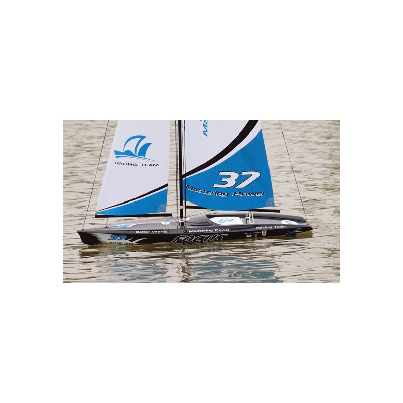 Fokus Yacht 1M RTS 2,4 GHz Blau Radiookussegelboot | Scientific-MHD