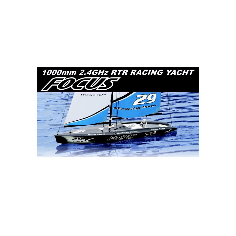 Fokus Yacht 1M RTS Radio -kontrolliertes Segelboot | Scientific-MHD