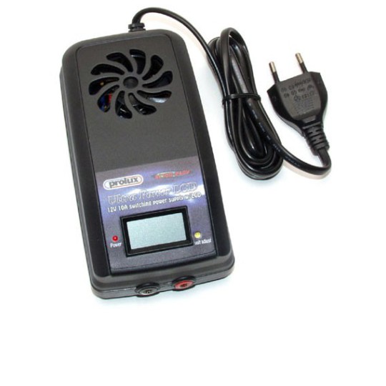 Ladegerät gegen Anschuldigungen gegen Radiocomaded -Geräte Stromversorgung 12 V 10A + LCD | Scientific-MHD