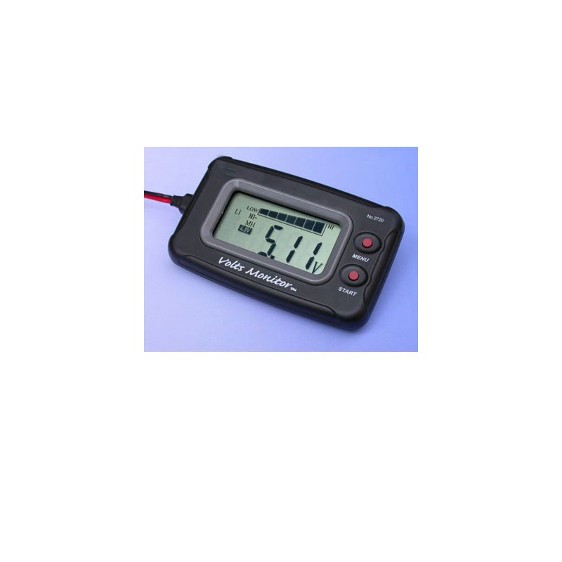 Voltmeter 3,7-20 Volt Radio-kontrolliertes Autozubehör | Scientific-MHD