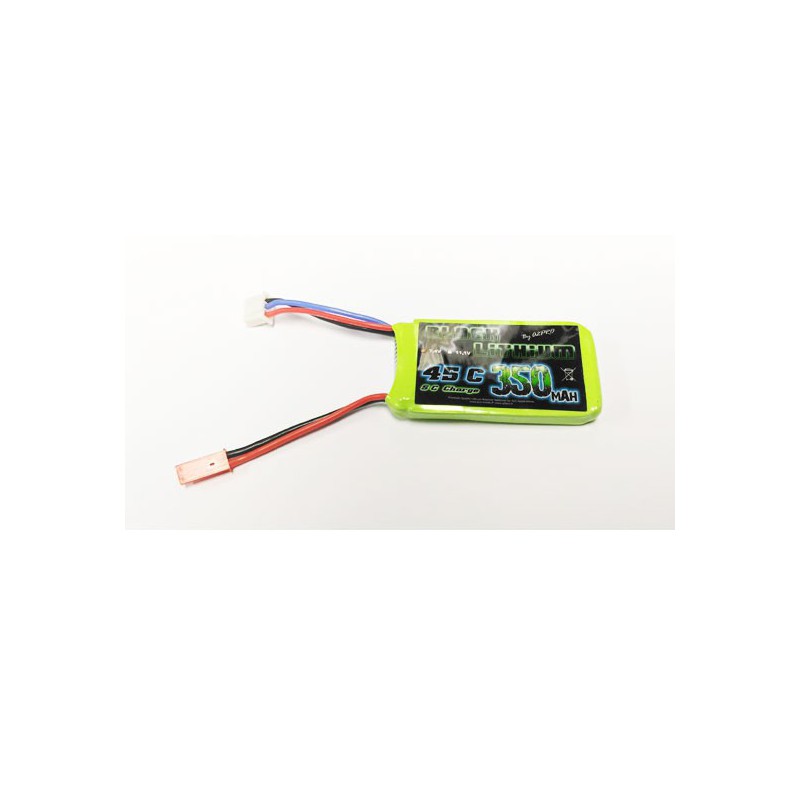 Lipo Bati für radio kontrollierte Lipo Black Lithium 350mah 45c 2s | Scientific-MHD