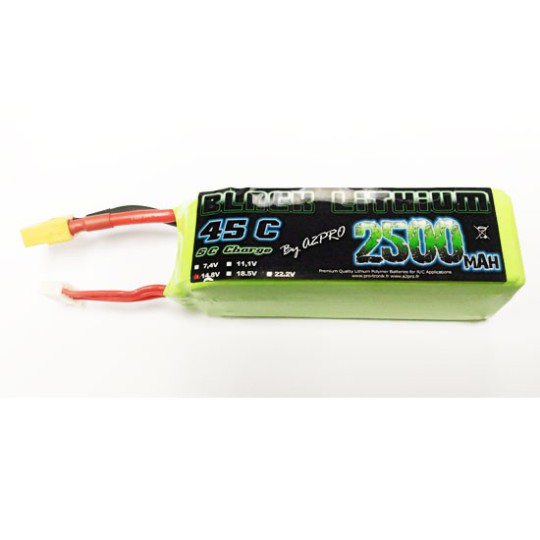 Lipo Bati für radio kontrollierte Lipo Black Lithium 2500mah 45c 4s | Scientific-MHD
