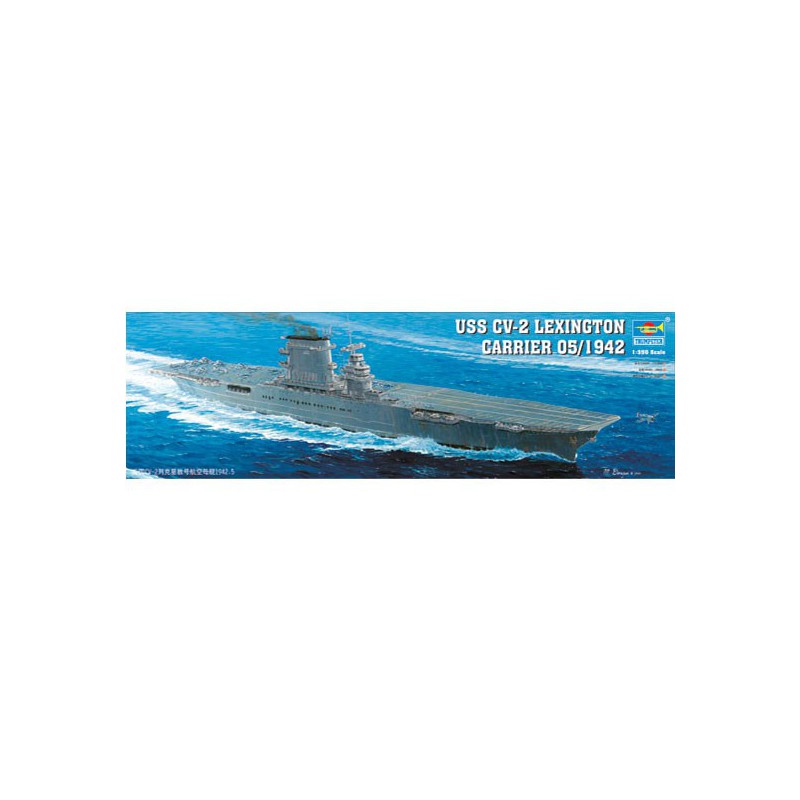 US Lexington CV-2 Plastikboot Modell | Scientific-MHD