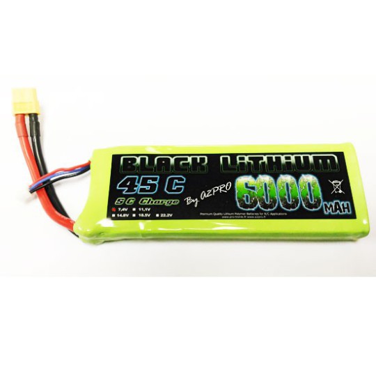 Lipo Black Lithium 6000mAh 45c 2s Lipo Bati für radio -kontrollierte Lipo Black Lithium 6000mAh 45c 2s | Scientific-MHD