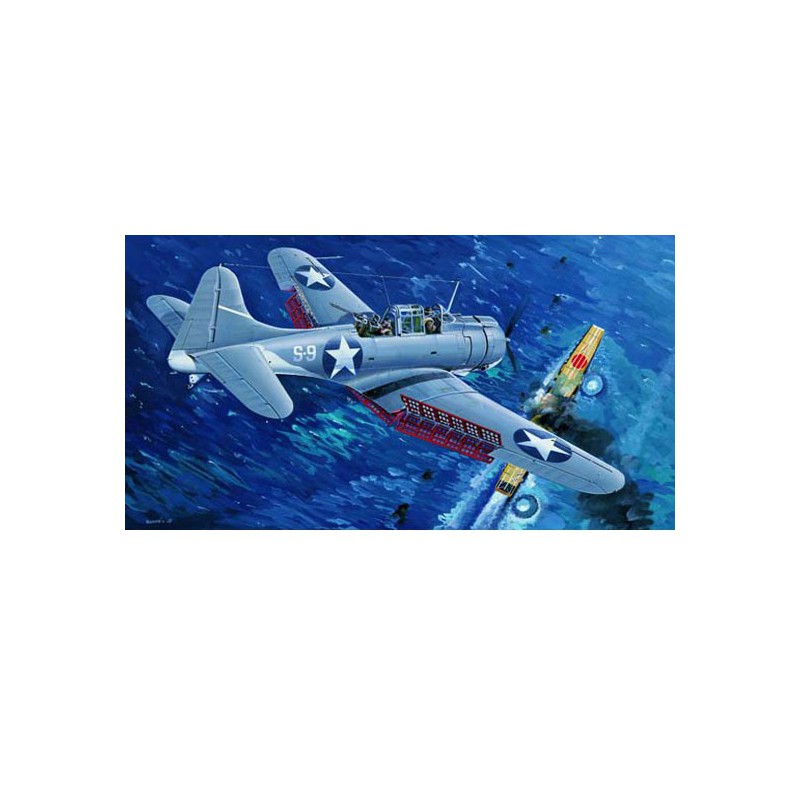 SBD-3 Plastikflugzeugmodell "Dauntless" Wilde | Scientific-MHD