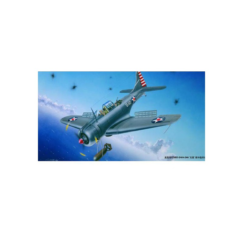 SBD-3/4A Plastikflugzeugmodell "Dauntless" | Scientific-MHD
