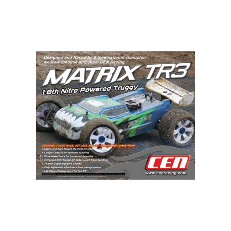 Matrix radio -kontrolliertes Wärmeauto TR3 RTR 1/8 | Scientific-MHD