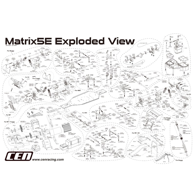 Elektroauto Matrix MT BL 1/5 4WD | Scientific-MHD
