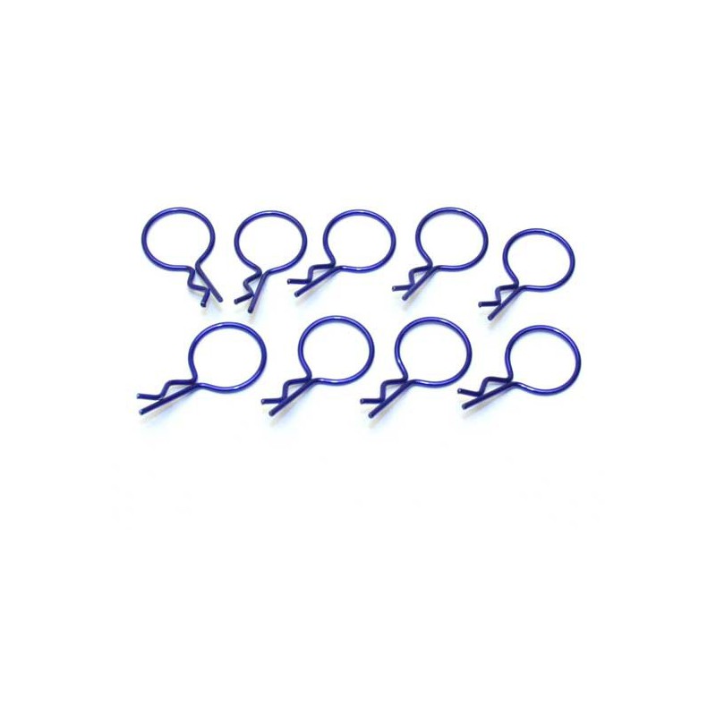 Radio -kontrollierte Autozubehör 10 große blaue Clips | Scientific-MHD