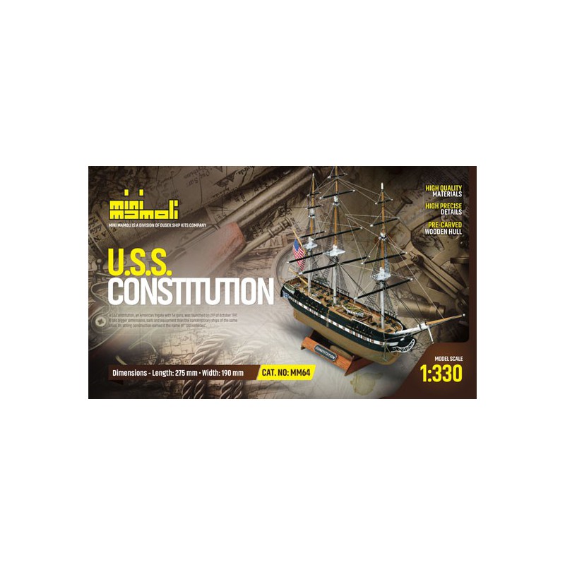 Statische Boots -USS -Verfassung | Scientific-MHD