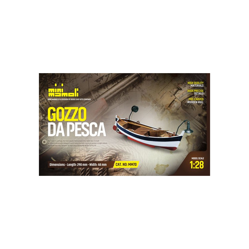 Gozzo di Pasca statisches Boot | Scientific-MHD