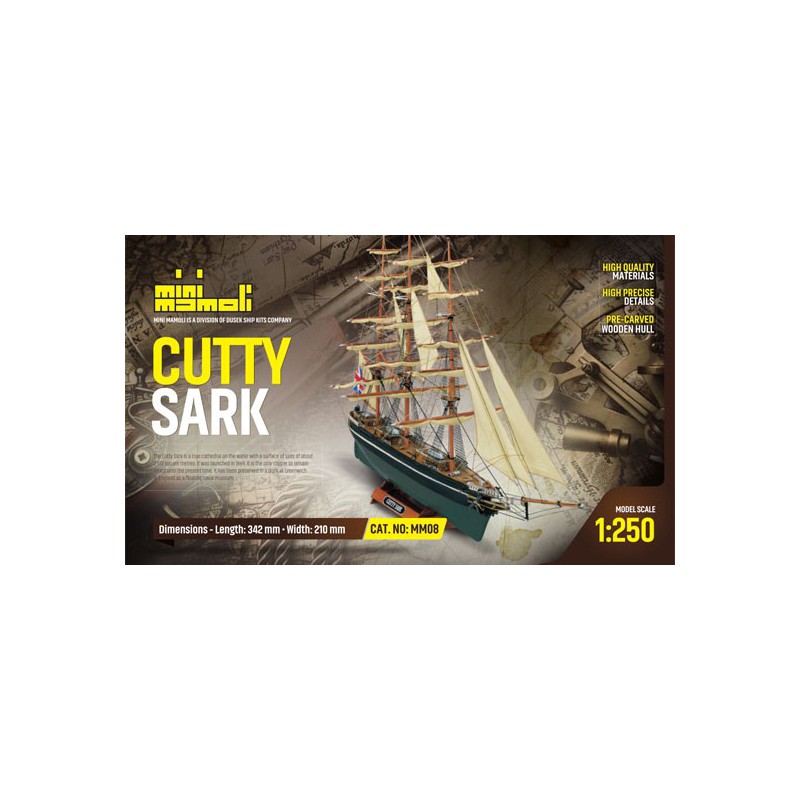 Statisches Boot Cutty Sark 1869 | Scientific-MHD