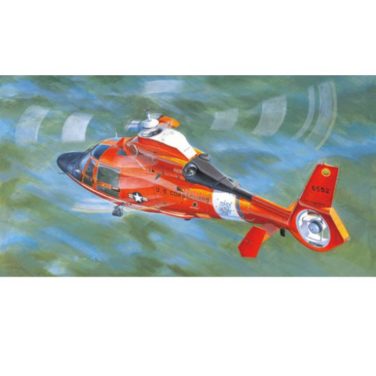 US-Küstenwache HH-65C Plastikhubschraubermodell | Scientific-MHD