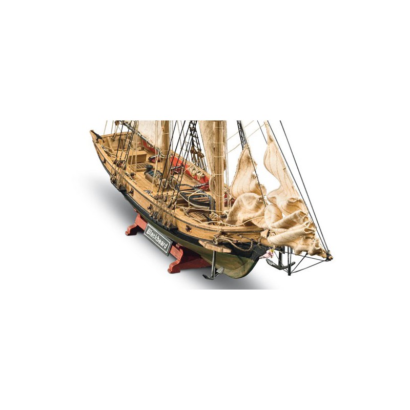 Blackbeard Corsair Sloop 1/57 Statisches Boot | Scientific-MHD