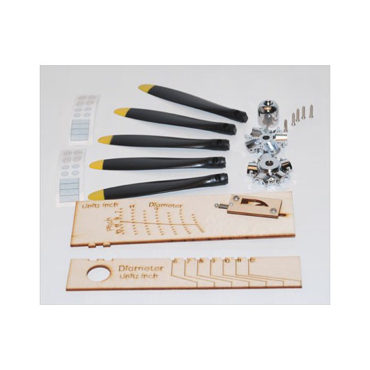 Eingebettete Zubehör Helice fünf 9,5 -betrieben+Acates | Scientific-MHD