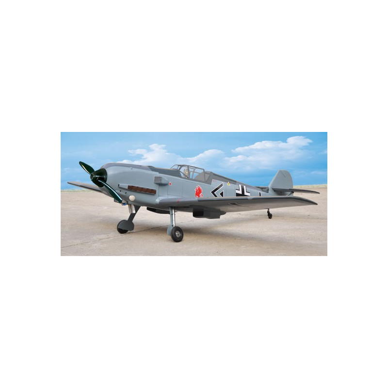 Massenradio -kontrolliertes thermisches Flugzeug. BF109E-3 50-55CC ARF | Scientific-MHD