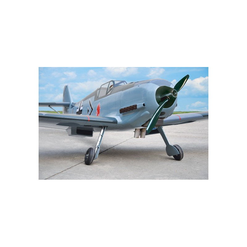 Massenradio -kontrolliertes thermisches Flugzeug. BF109E-3 50-55CC ARF | Scientific-MHD