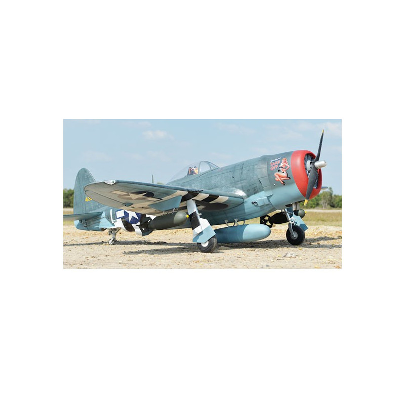 Radio-kontrolliertes Wärmeflugzeug P-47 Thunderbolt 60ccm Arf Gas | Scientific-MHD