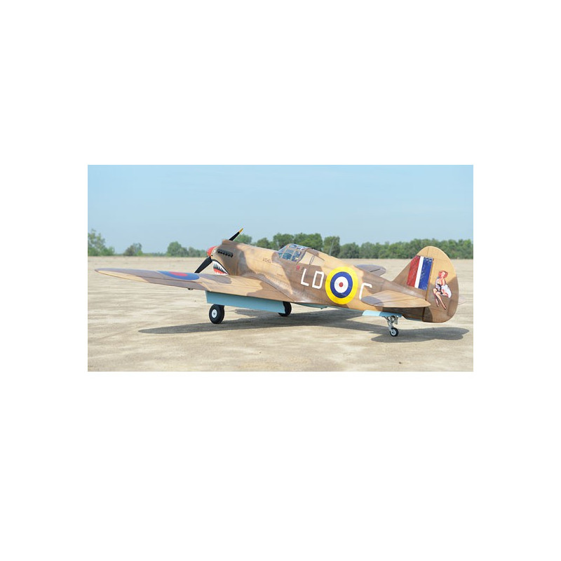 Radio-kontrollierte Thermalflugzeuge P-40C Tomahawk 60cc ARF | Scientific-MHD