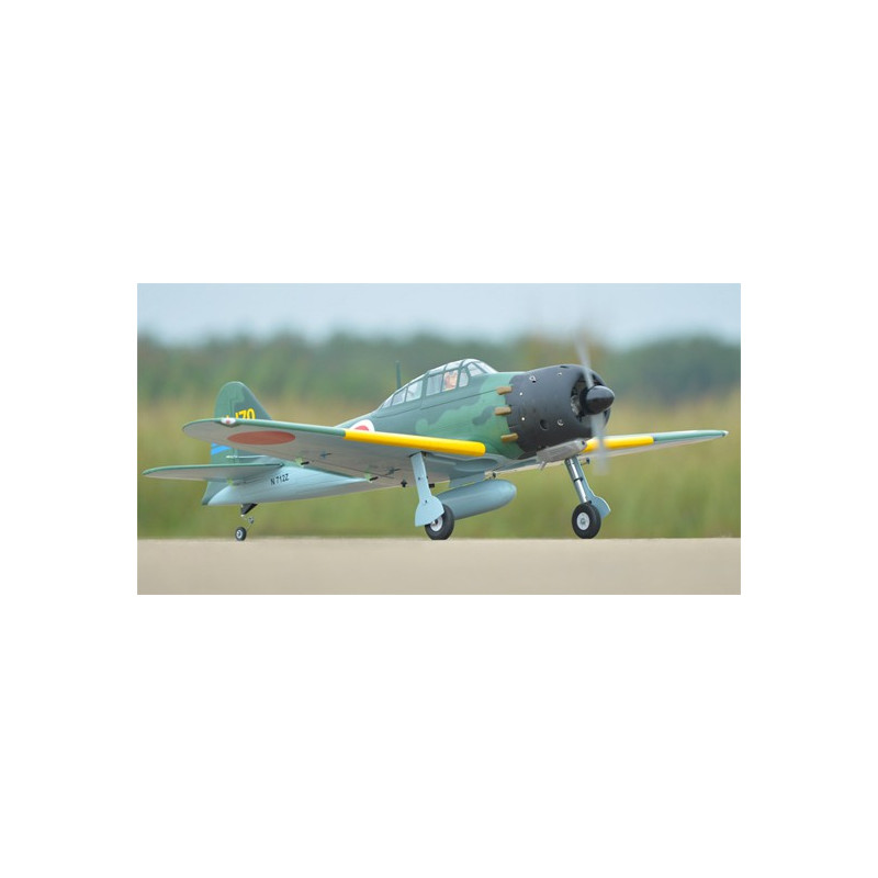Funk -kontrolliertes Thermalflugzeug A6m Null 15cc ARF | Scientific-MHD