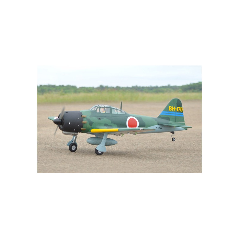 Funk -kontrolliertes Thermalflugzeug A6m Null 15cc ARF | Scientific-MHD