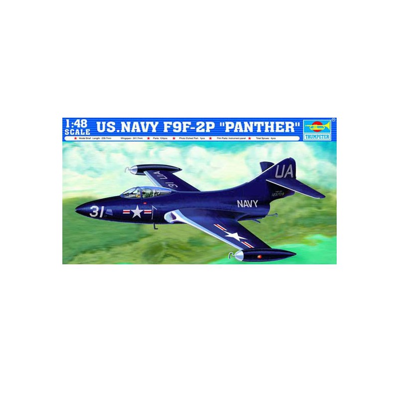 Kunststoffebene Modell F9F-2p Panther | Scientific-MHD