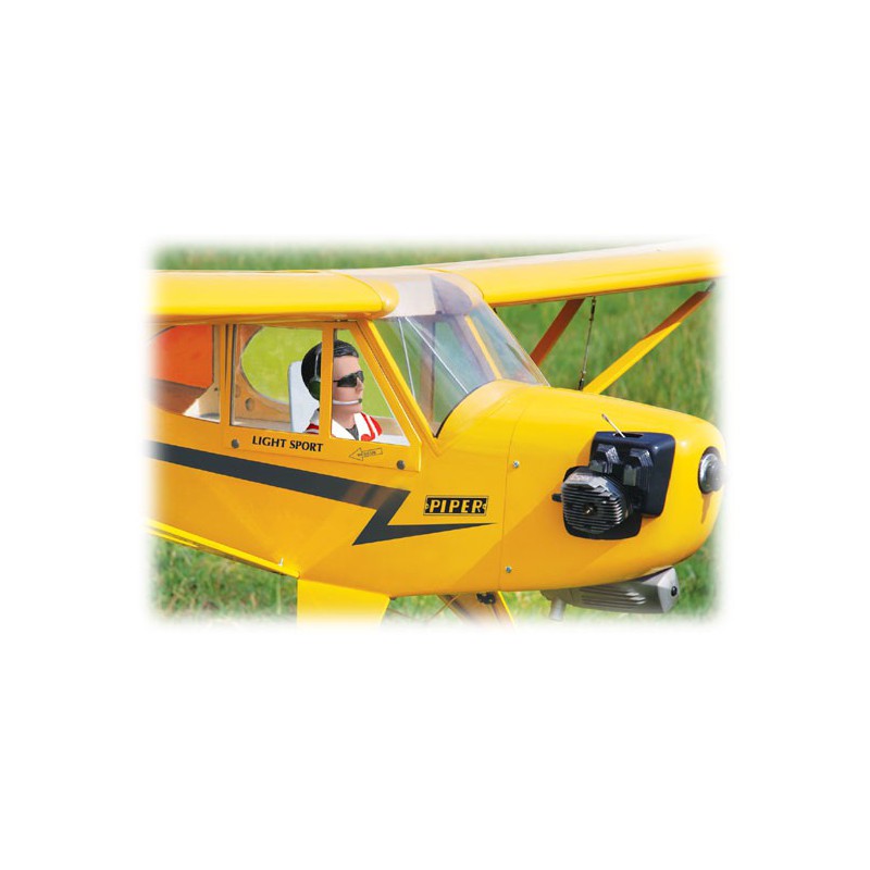 Funk -kontrollierte Thermalebene Piper Cub 120/20ccm GP ARF | Scientific-MHD