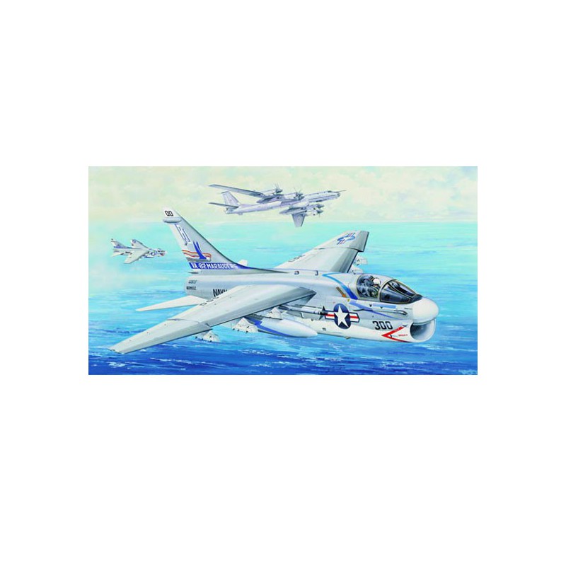 USS A-7E Corsair II Plastikflugzeugmodell | Scientific-MHD USS A-7E Corsair II Plastikflugzeugmodell | Scientific-MHD