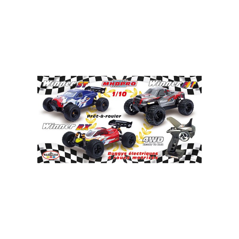 Buggy -Gewinner RTR 1/10 Radio -kontrolliertes Elektroauto | Scientific-MHD