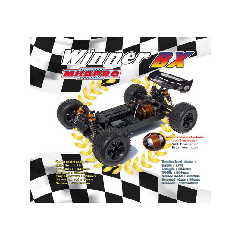 Buggy -Gewinner RTR 1/10 Radio -kontrolliertes Elektroauto | Scientific-MHD