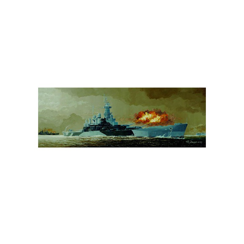 USS North Carolina BB-55 Plastikbootmodell | Scientific-MHD