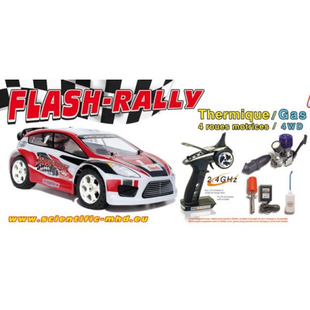 Flash Rally GP RTR 1/10 Heat Car | Scientific-MHD Flash Rally GP RTR 1/10 Heat Car | Scientific-MHD