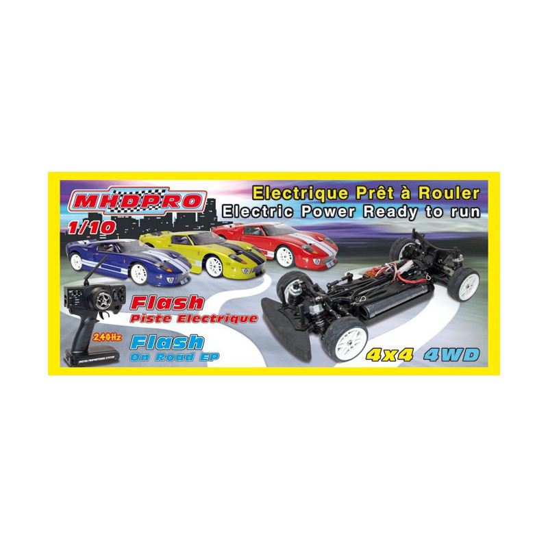 Rote Flash Radiocommandeous Electrical Car EP RTR 1/10 | Scientific-MHD