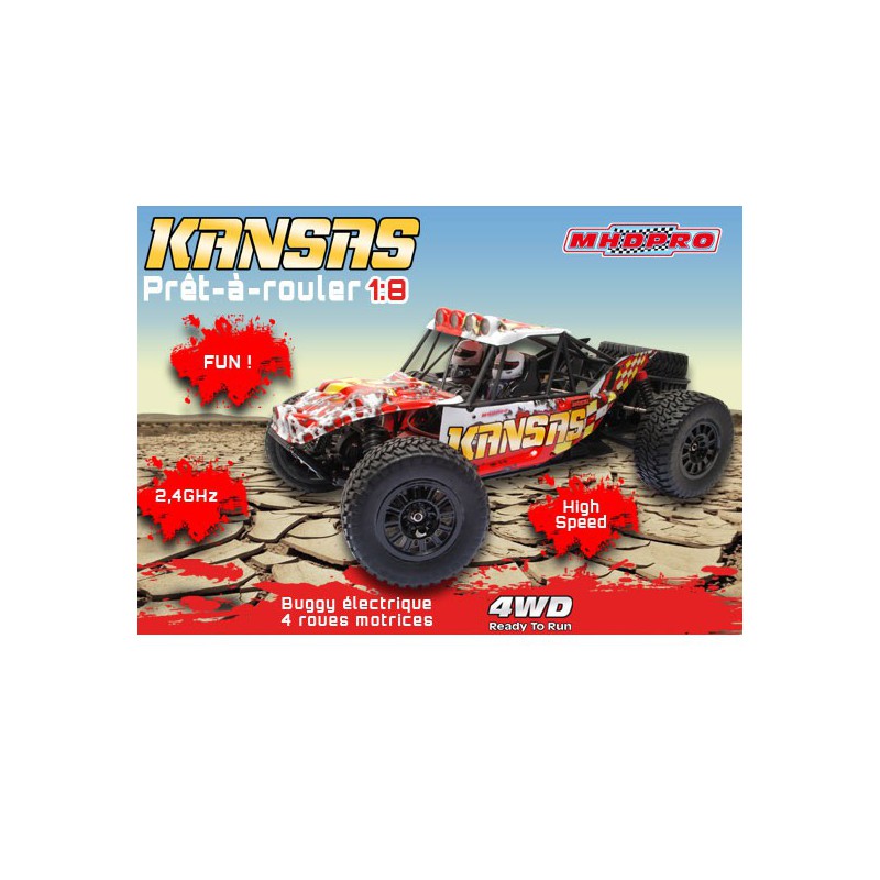 Kansas Desert B. RTR 1/10 Radio -kontrolliertes Elektroauto | Scientific-MHD