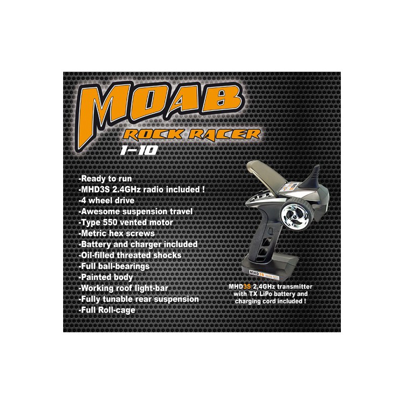 Moab Rock Racer V2 1/10 Radio -kontrolliertes Elektroauto | Scientific-MHD