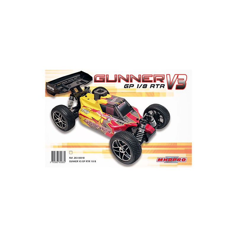 Gunner V3 GP RTR 1/8 B | Scientific-MHD