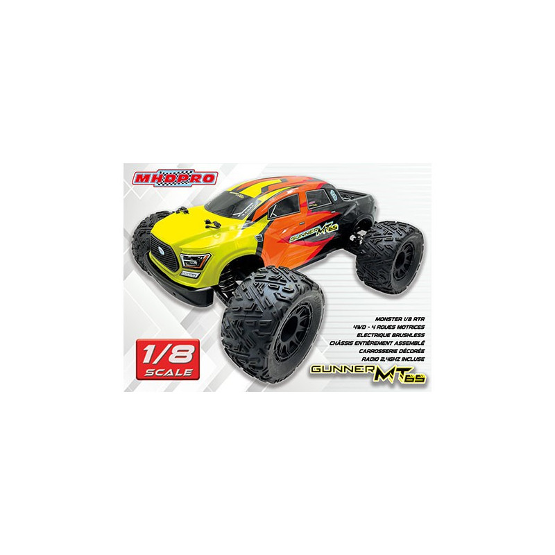 Gunner Monster 6s 1/8 Radio -kontrolliertes Elektroauto | Scientific-MHD