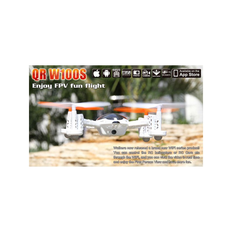 Radio -kontrollierte Drohne für Anfänger Drohne QR 100WS Android Devo 4 Modus 1 | Scientific-MHD