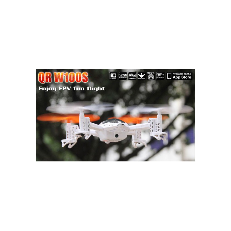 Radio -kontrollierte Drohne für Anfänger Drohne QR 100WS Android Devo 4 Modus 1 | Scientific-MHD