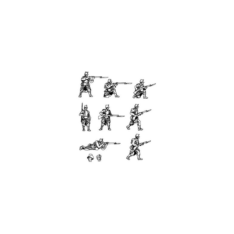 Belgische Infanterie -Figur WW1 1/72 | Scientific-MHD