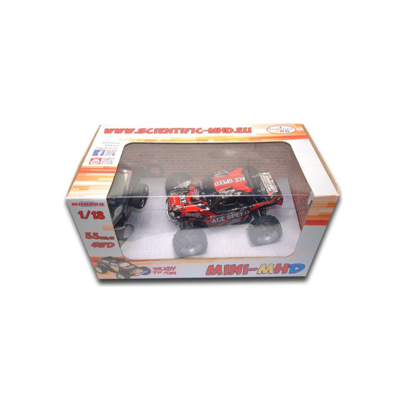 Mini MHD Buggy Red 4WD 1/18 | Scientific-MHD