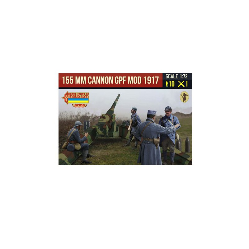 155 -mm -Kanonen -GPF -Mod 1917 Figurine | Scientific-MHD