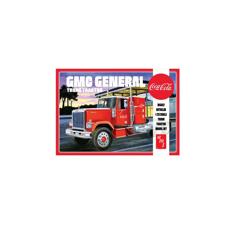 Plastik-LKW-Modell 1976 GMC General Truck Traktor Coca-Cola 1/25 | Scientific-MHD